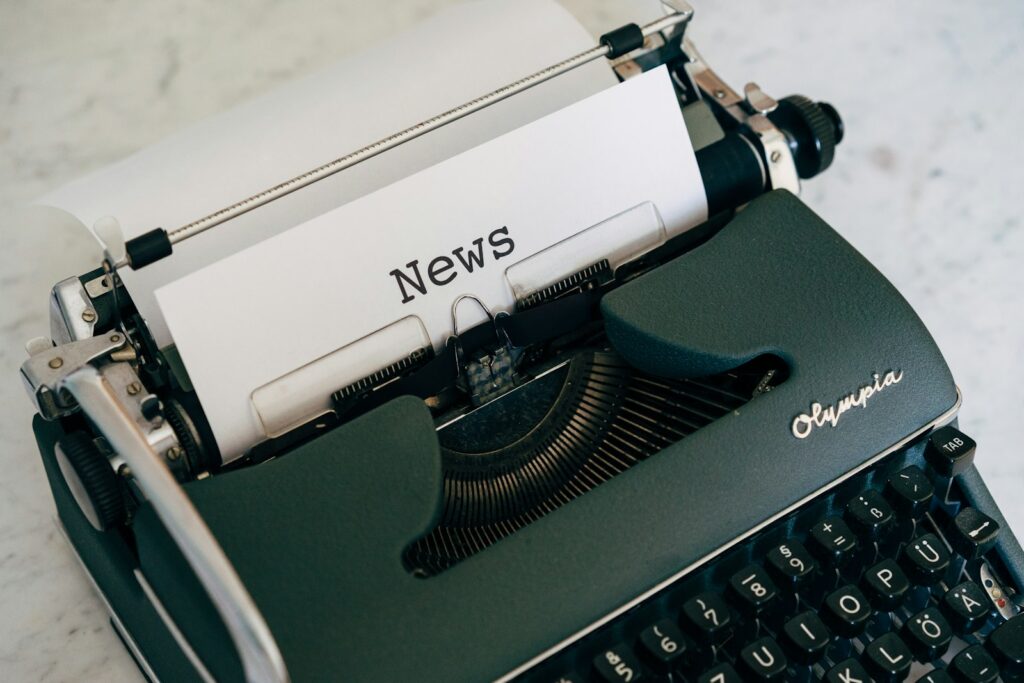 Newspaper representing digital PR and editorial link building